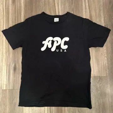 "A.P.C. 아페쎄" U.S. 시리즈 티셔츠 블랙 S 사이즈 미국산