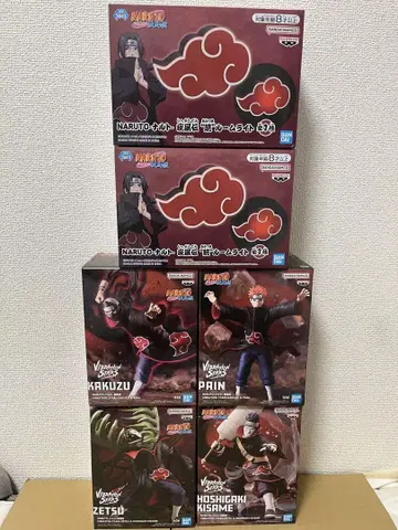 NARUTO 액션 피규어 6개 세트