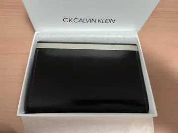 CK CALVIN KLEIN 블랙 두겹 지갑 [새상품급]