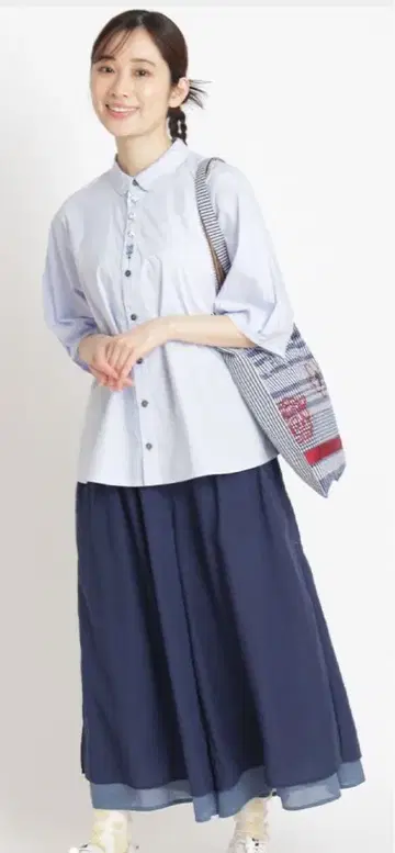 셀룰로오스 린넨 로른 면 로른 레이어드 플레어 팬츠 슈퍼 하카