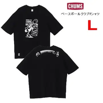 참스 베이스볼 클럽 티셔츠 블랙 L CH01-2782