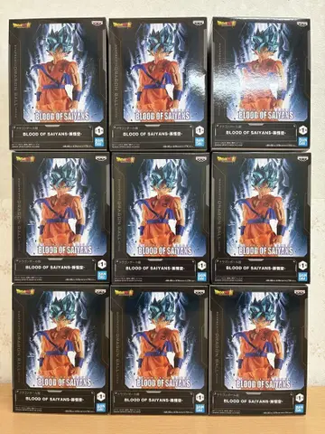드래곤볼 슈퍼 BLOOD OF SAIYANS 손오공 피규어 9종 세트