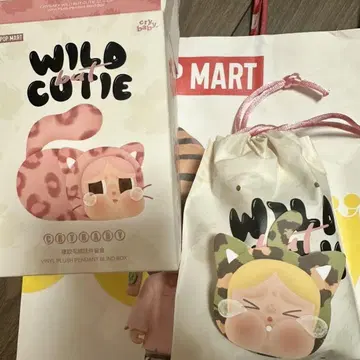 POPMART 크라이베이비 와일드하지만 귀여운 카모
