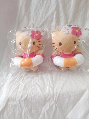 헬로키티 일광화상 키티 복권 마스코트 봉제 인형 2개