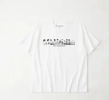 White Mountaineering 티셔츠 MOUNTAIN LOGO