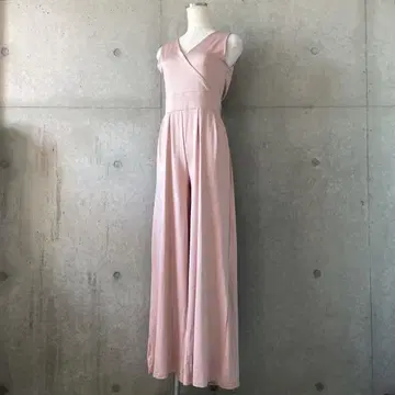 하자품 택 포함 백 드레이프 카슈쿨 올인원 핑크 M