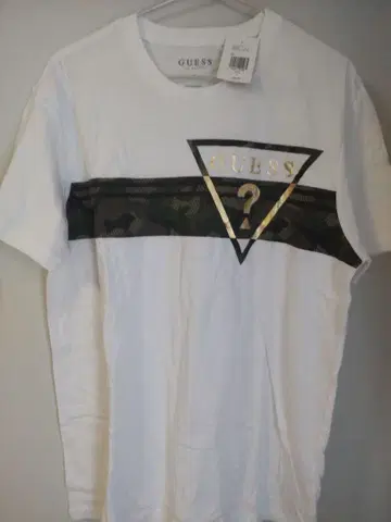 GUESS 화이트 티셔츠 택 포함 새상품
