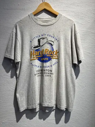 Hard Rock Cafe 티셔츠 에드먼턴 1994