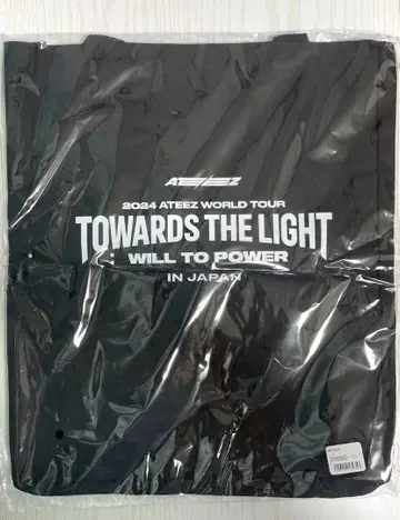 ATEEZ TOWARDS THE LIGHT 토트백 블랙