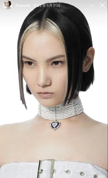 uselessobjects 펄 초커 원영 착용 브랜드 한국