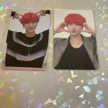 ateez 송파 fever 빨간색 머리 세트