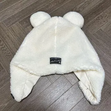 디즈니 귀가 달린 보아 후드 아이보리
