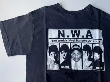 NWA DR.DRE 랩 티셔츠 M 블랙