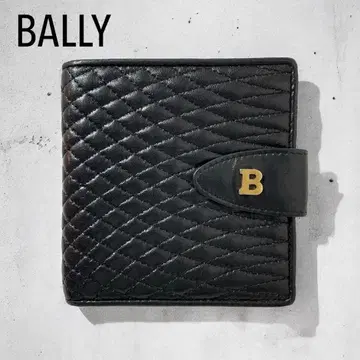 BALLY 발리 내퍼 퀼팅 가죽 접이식 지갑