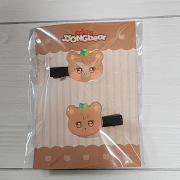 ATEEZ 존호 헤어핀 ANITEEZ 존베어 jjongbear