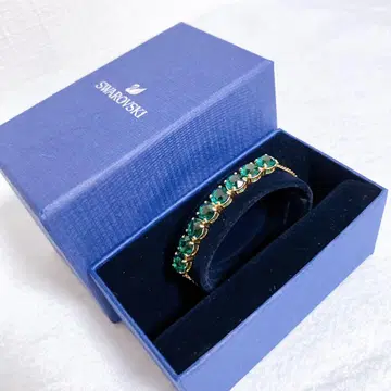 스와로브스키 Swarovski Exalta 팔찌 그린 크리스탈
