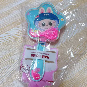 토끼 디자인 샤카샤 꽃 모양 빗
