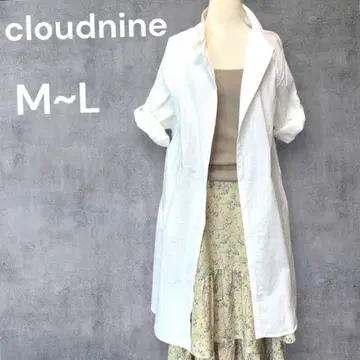 cloudnine 롱 셔츠 원피스 M~L 코튼 소재 2way 슬리브