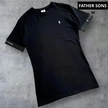 레어! FATHER SONS 반팔 티셔츠 BLACK M