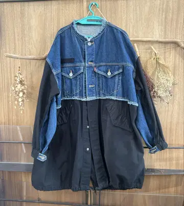 RODEO CROWNS 롱 데님 자켓 프리 사이즈