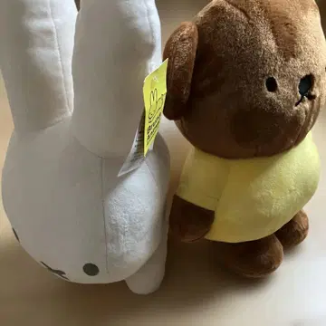 미피와 딕 브루나 특대형 봉제 인형 보리스 2개 세트