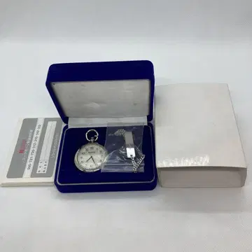 리코 은제 회중시계 실버 925 체인 포함 고정식