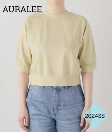 오라리 AURALEE 반팔 맨투맨