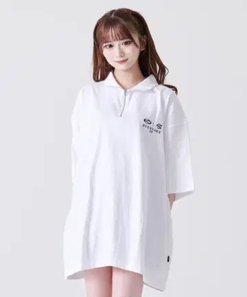 OY OPYD HALF ZIPPER 지뢰계 상의 화이트