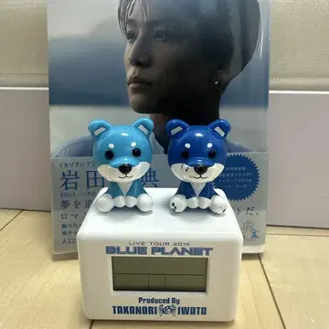 이와타 타카노리 사진 에세이 멘프로 알람 시계 BLUEPLANET 세트