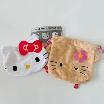 #C-pla 한정판! 헬로키티 복조리 & 파우치 컬렉션 2개 세트