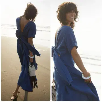 NAOKO OKUSA 7DAYS DRESS 롱 드레스