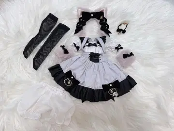 딜러 제작 MDD 의류 고양이 마도사 세트