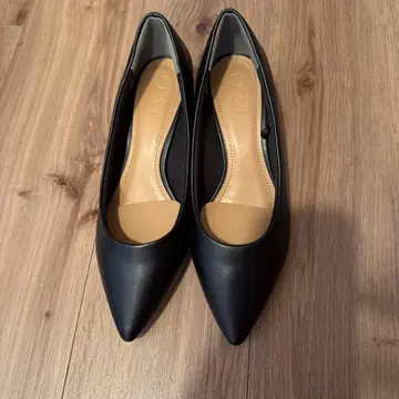 블랙 스틸레토 펌프스 25.0cm
