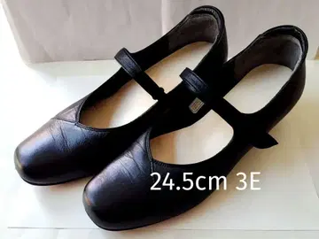 BEAUFIT 블랙 가죽 신발 24.5cm EEE 로퍼 취업