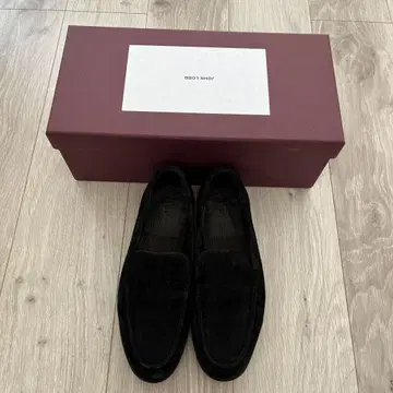 john lobb chester size5E 블랙 스웨이드