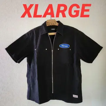 XLARGE 블랙 반팔 셔츠 M