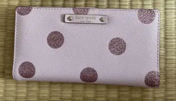 kate spade 핑크 도트 무늬 카드 케이스