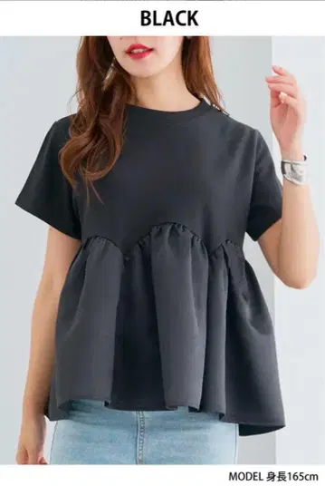 Myu PUMPKIN Tee 뮤 페플럼 블라우스