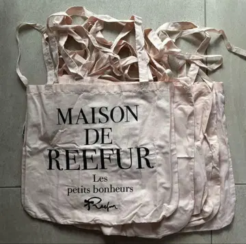 MAISON DE REEFUR 에코백 핑크 7종 세트