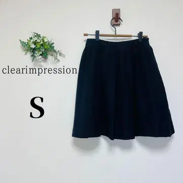 클리어 임프레션 (S) 플레어 스커트 무릎 기장