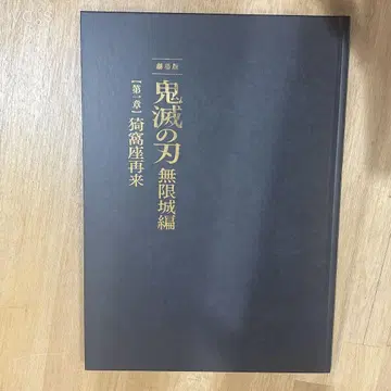 극장판 귀멸의 칼날 무한성편 아카자 재림 팜플렛 최초 한정판 영화