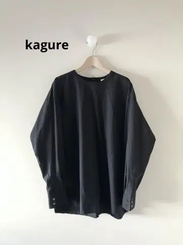 카구레 크루넥 풀오버 셔츠
