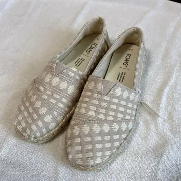 새상품 TOMS 스티치 슬립온 W5 톰스 22cm