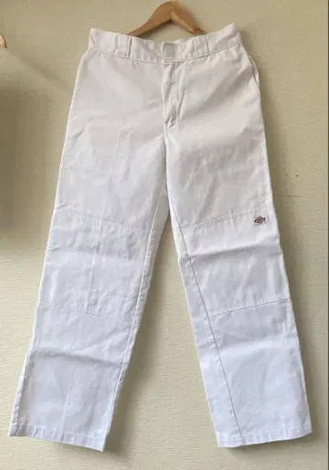 디키즈 Dickies 더블니 워크 팬츠 화이트 30