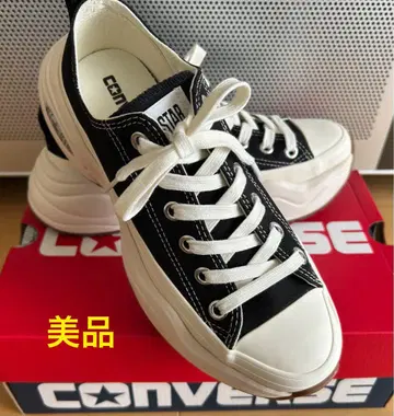 CONVERSE 통굽 스니커즈 블랙/화이트