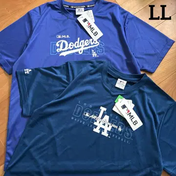 새상품 MLB 다저스 메쉬 반팔 티셔츠 2장 세트 LL