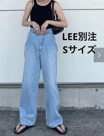 OUTDOOR PRODUCTS LEE 별주 하이 웨스트 데님 라이트 블루