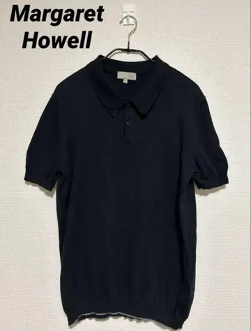 Margaret Howell 마가렛 호웰 코튼 니트 피케 셔츠