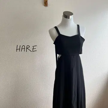 HARE 컷 아웃 잔스카 롱 원피스 K160