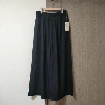 부드러운 리오셀 혼방 이지 와이드 팬츠 블랙 L 여성용